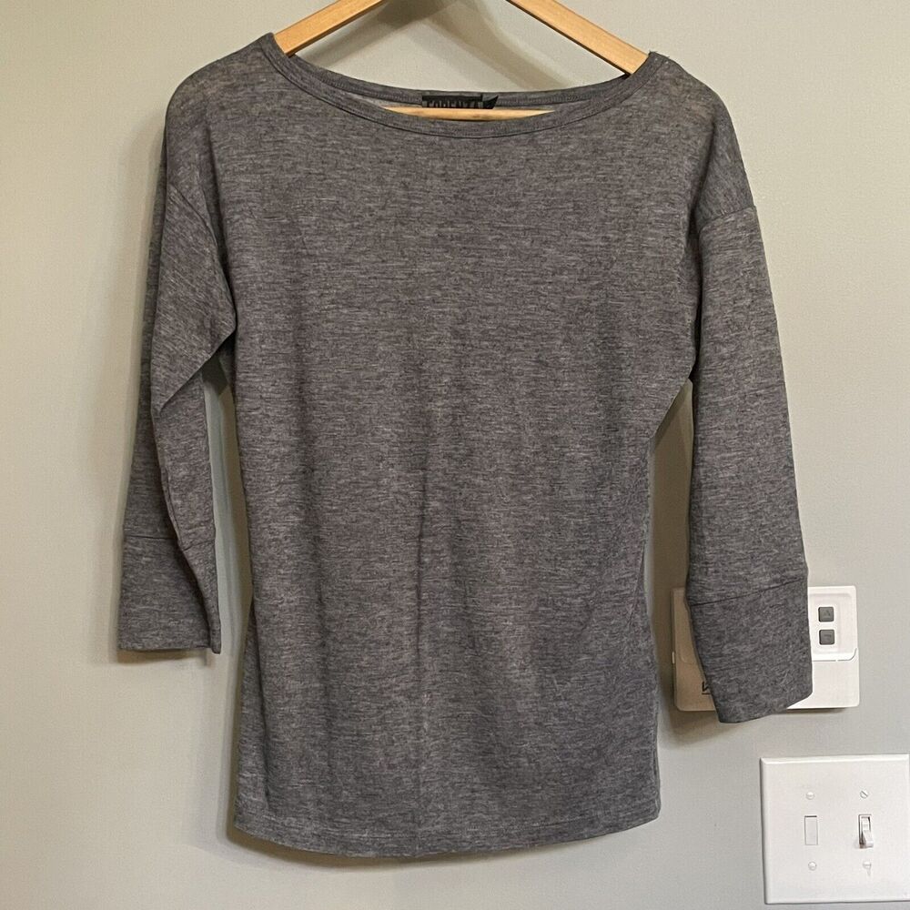 Forenza Top Lightweight Wool Blend Pullover‎ 3/4 Sleeve Womens XS EUC
